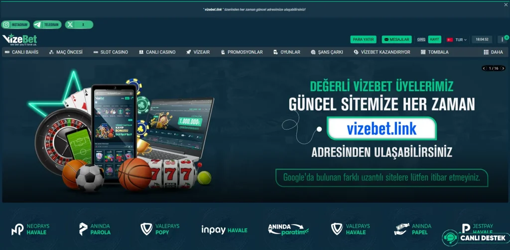 VizeBet Giriş – Güncel Adres ile Hızlı Erişim (2025)